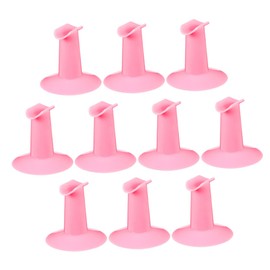 SAFIGLE 10Pcs Nail Art Finger Holder Rests for Home Salon Use Ergonomic Support Stand for Manicure Supplies Durable Material for Nail Art Artists and