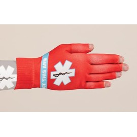 Lymphedivas Alert Medical Graduated Compression Glove for Lymphedema (30-40 mmHg Small)