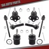 unbranded 8x New Lower Upper Ball Joints Inner Outer Tie