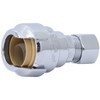 SharkBite 1/2 Inch (3/8 Inch OD) Barb Compression Adapter, Push