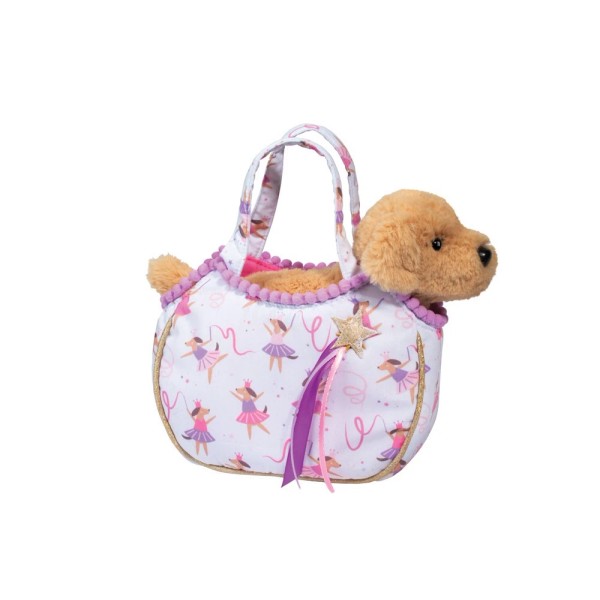 Douglas Dancing Pups Sassy Sak with Golden Retriever