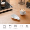 ONTUBE Ceramic Spoon Rests for Buffet Set of 4, Porcelain