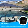 Houoto 4 Pcs Pool Umbrella Stabilizer Adapter Threaded Adapter Sleeves