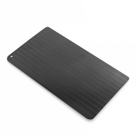 InnovaGoods Quick Defrost Plate of Food, Metals, Alloy Black, 35 x 1 x 20.5 cm