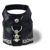 Doggles Biker Vest Dog Harness, Black, Extra Small