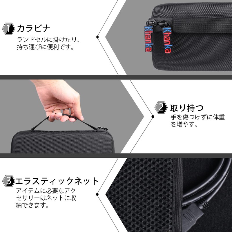 Khanka Storage Case Compatible for Yamaha Yamaha AG06/AG06MK2 Webcasting Mixer