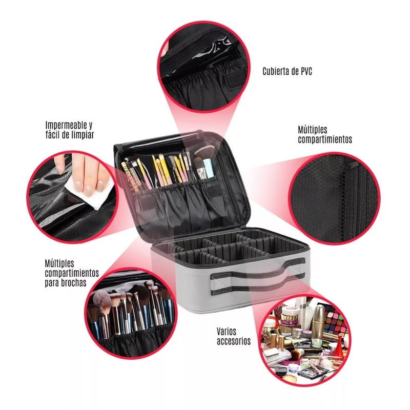 Vanlig Neceser Organizador De Cosméticos De Viaje Maquillaje Case