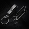 KeyUnity KM00 Keychain, Belt Keychain, Keyring, Belt Sash Clip, Double-Sided,