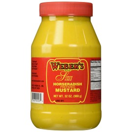 Buffalo's Own Weber's Brand Original Horseradish Mustard 32oz.