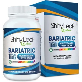 Multivitamínico Shiny Leaf Bariatrico Cirugía Hierro Cápsulas