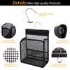 GUMQDD Mini Hangable Mesh Bathroom Storage Basket, Foldable Shower Caddy