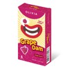 OLIVIA GRAPE SCENT 6'S PACK NATURAL LATEX DAMS