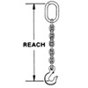 3/8" x 5' G80 Adjustable Chain Sling with Foundry Hook