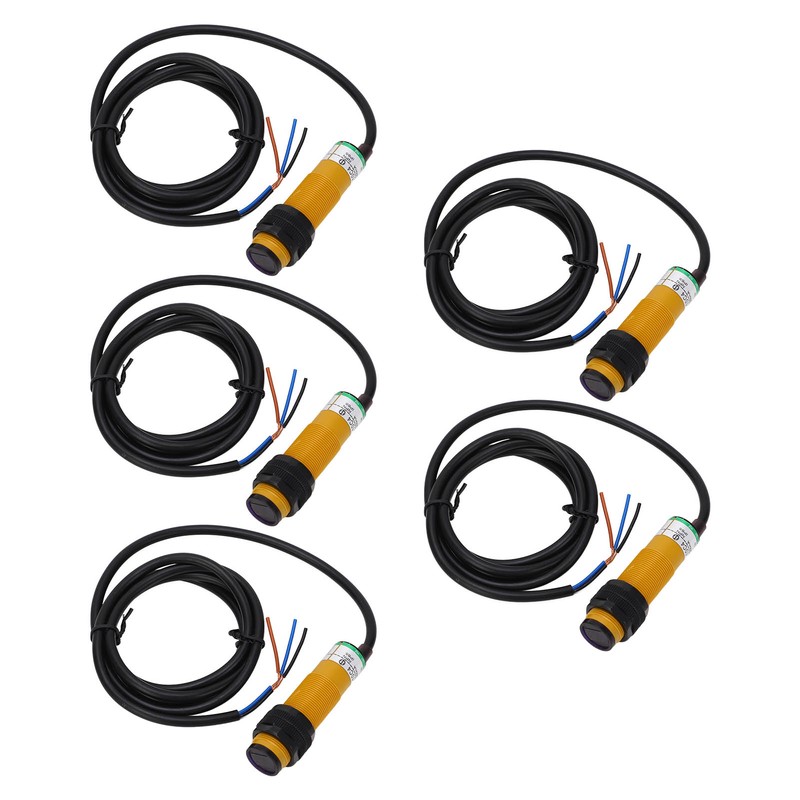 5 Pcs Infrared Photoelectric Switch 10cm Detection NPN Normally Open