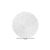 Vintiquewise 15 Inch Decorative Weave Water Hyacinth Round Mat Charger
