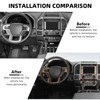 RAZPOY for F150 Interior Trim Kit, 11PCS Center Console Dashboard