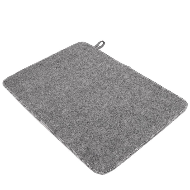 Sauna Mat, Felt Material Sauna Accessories Comfortable Shower Bath for