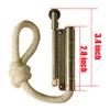Vintage Style Rope Lighter, Metal Casing with Cotton Wick, Windproof