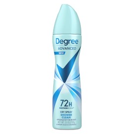 Degree Advanced Antiperspirant Deodorant Dry Spray Shower Clean 72-Hour Sweat and Odor Protection Spray Antiperspirant For Women With MotionSense Technology 3.8 oz