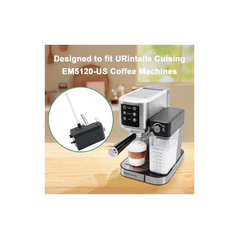 URintells Cuising Replacement Transparent Milk Tube for Espresso Machine EM5120-US