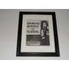 Framed Billy Joel Drinking in Public b/w Promo 1973 print