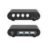 TENEALAY 4-Way 3.5mm Stereo Audio Switch Input Signal Source Switcher
