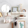 10Pcs Pegboard Hooks, Pegboard Storage Hook Storage Organizer Accessories White