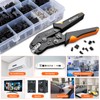Preciva Wire Crimping Tool Connector kit, 1050Pcs JST-SM Connectors Set,