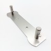 Stainless Steel Holder Silver Compatible with Two KitchenAid Stirrers for