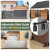 Anobeyi Adjustable Sliding Gate Roller Hardware Kit - Heavy Duty