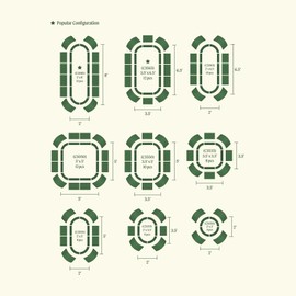 Vego garden 17" Tall 9 in 1 Novel Metal Raised Garden Bed Kits Modular Planter Beds with 2 in 1 Wrench & Magnetic Plant Tags for Vegetables Flowers, Sky Blue