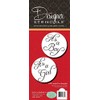 Script It's a Boy/Girl Cookie Top 3" by Designer Stencils