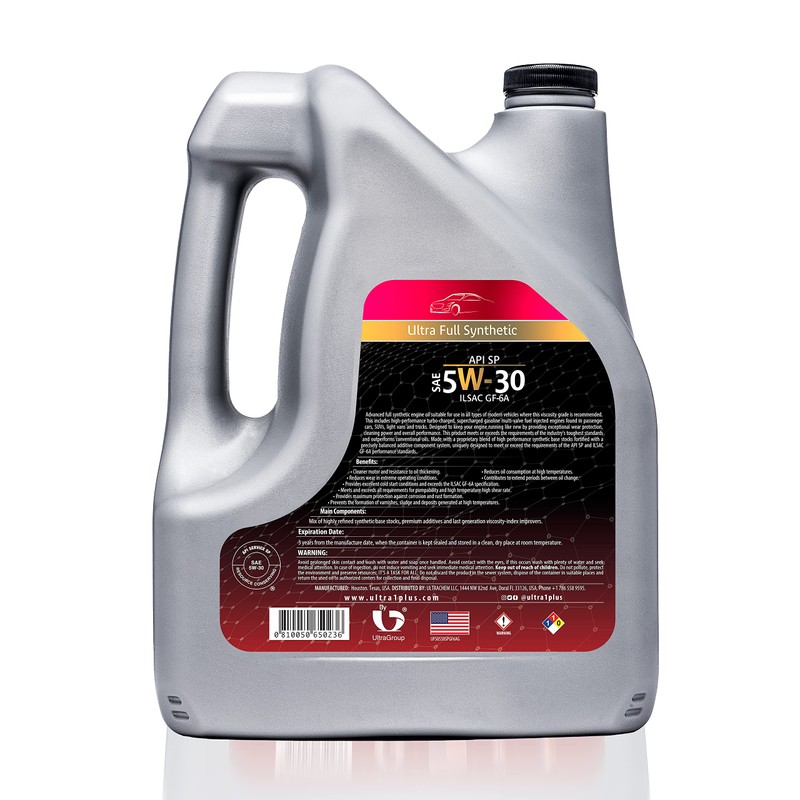 Ultra1Plus SAE 5W-30 Full Synthetic Motor Oil API SP ILSAC