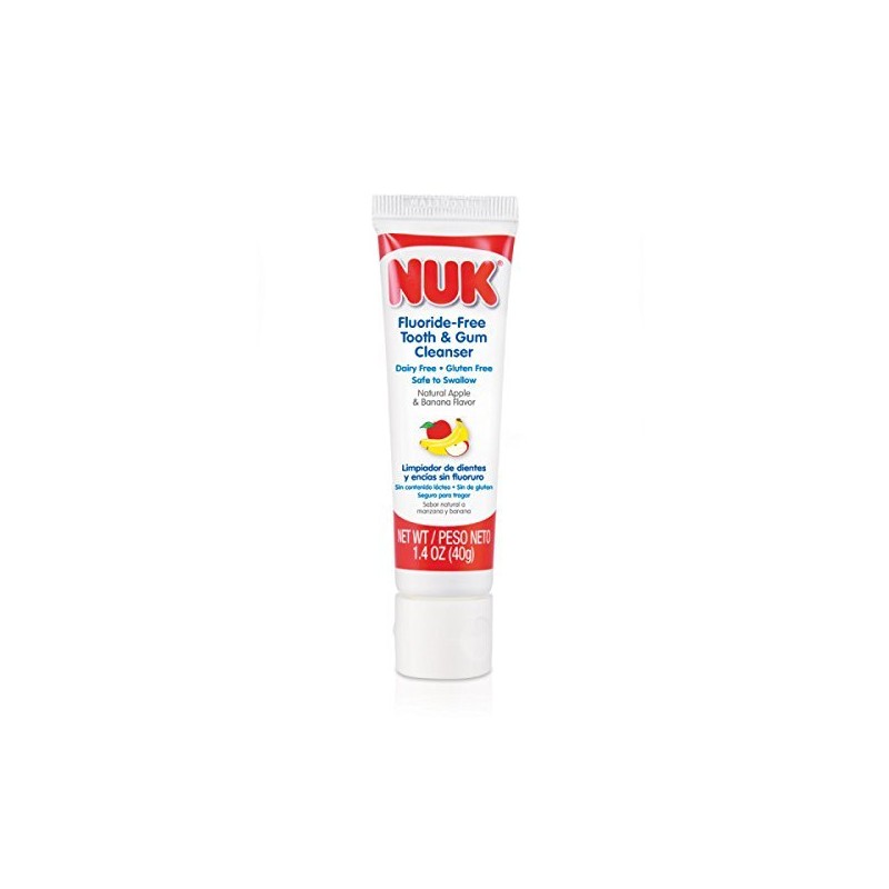 NUK Fluoride Free Baby Tooth and Gum Cleanser, 1.4 Ounce