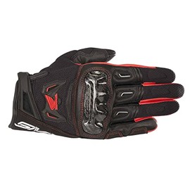 Alpinestars Honda SMX-2 Air Carbon V2 Gloves, L, Black/Red- Honda