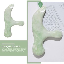 COLLBATH Household Massager Jade Foot Acupoint Pen Natural Jade Smooth Surface Ice Feeling for Soles