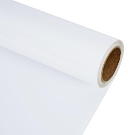 guangyintong Reflective White Heat Transfer Vinyl HTV Rolls, 12" x 20ft Reflective Iron on Vinyl for T Shirts, White HTV Vinyl for All Cutter Machine Easy to Cut & Weed for HTV DIY Design