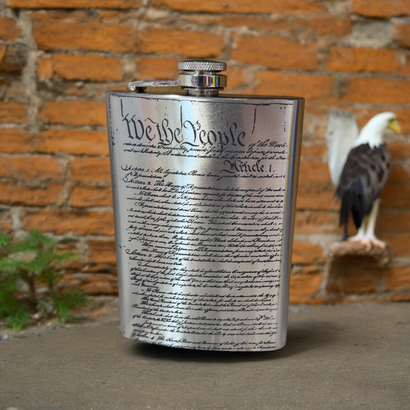 8oz We the People Flask