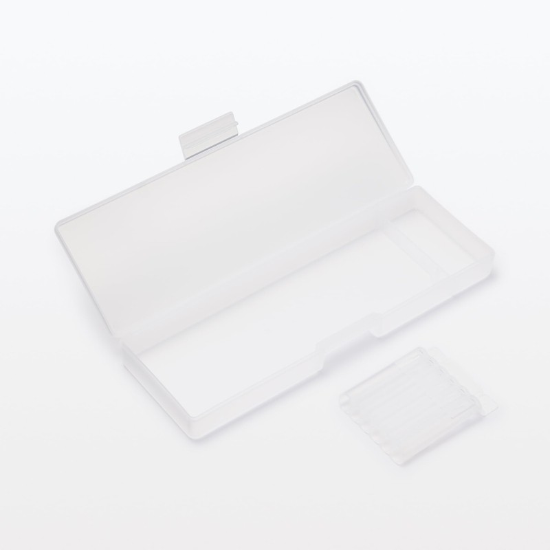 MUJI 44903148 Polypropylene Pencil Case, Approx. Width 8.9 x Depth