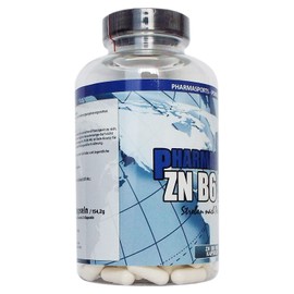Pharmasports ZN B6 MG - 180 Kapseln Extra hochdosiert Zink + Magnesium Vitamin