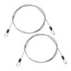 PZJFH 2Pcs 2M Security Bike Lock Cable Lightweight Wire Cable