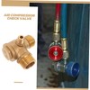 ULTECHNOVO Air Valve Copper Check Valve for Air Compressors Backflow