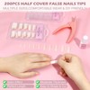 Acrylic Nail Kit For Beginners - 3-Color Powder (Clear/White/Pink)