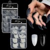 Acrylic Eagle Claw Nails 2 Boxes 200 Pcs White Transparent