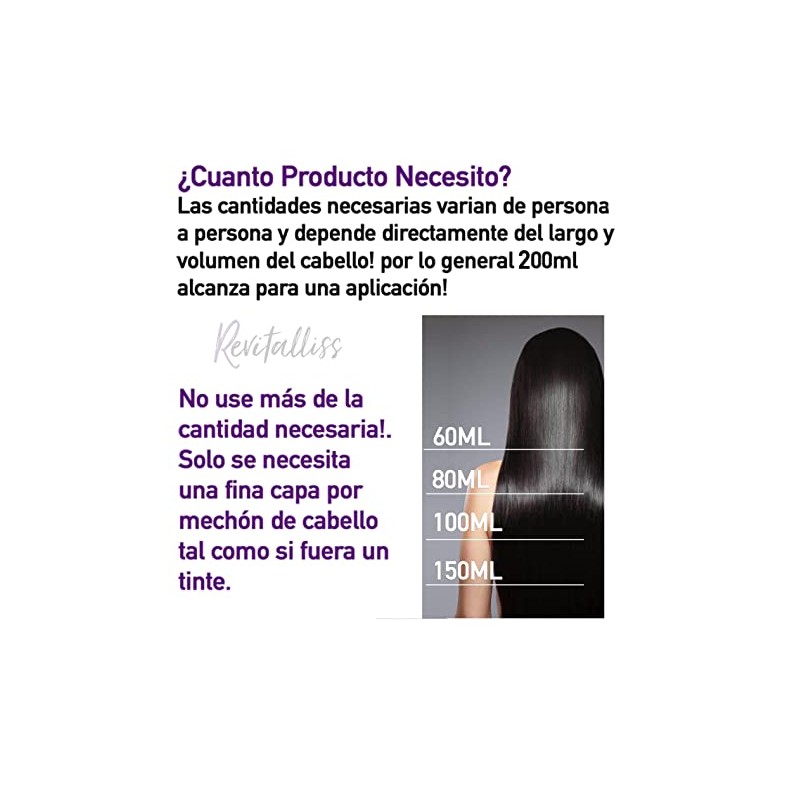 Revitalliss Cirugía Capilar Tratamiento de Keratina con tecnología Brasileña para
