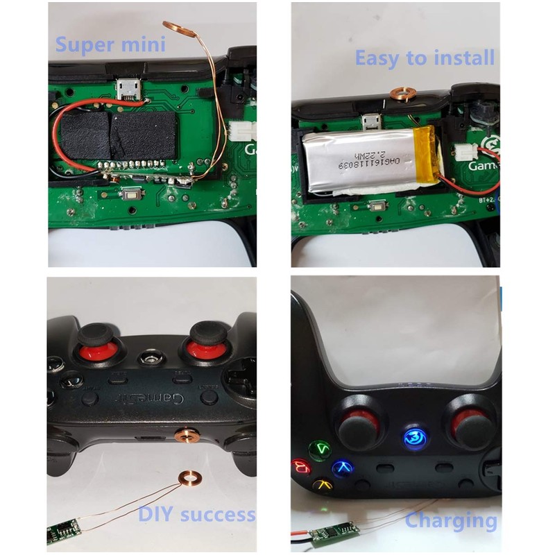 cogguee Wireless Charging Transmitter +Receiver Power Supply Module Inductive Charger