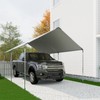 ICITYWALL 6 Leg Carport Kits，High Peak Canopy Fitting Kit with