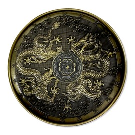 TEAONE Stick Incense Holder, 1 PCS Artistic Incense Burner for Home, Hotel, Teahouse (Bronze, 10cm/3.93in)