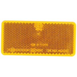 HELLA 8RA 003 326-041 Reflex Reflector - Lens Colour: Yellow - Glued
