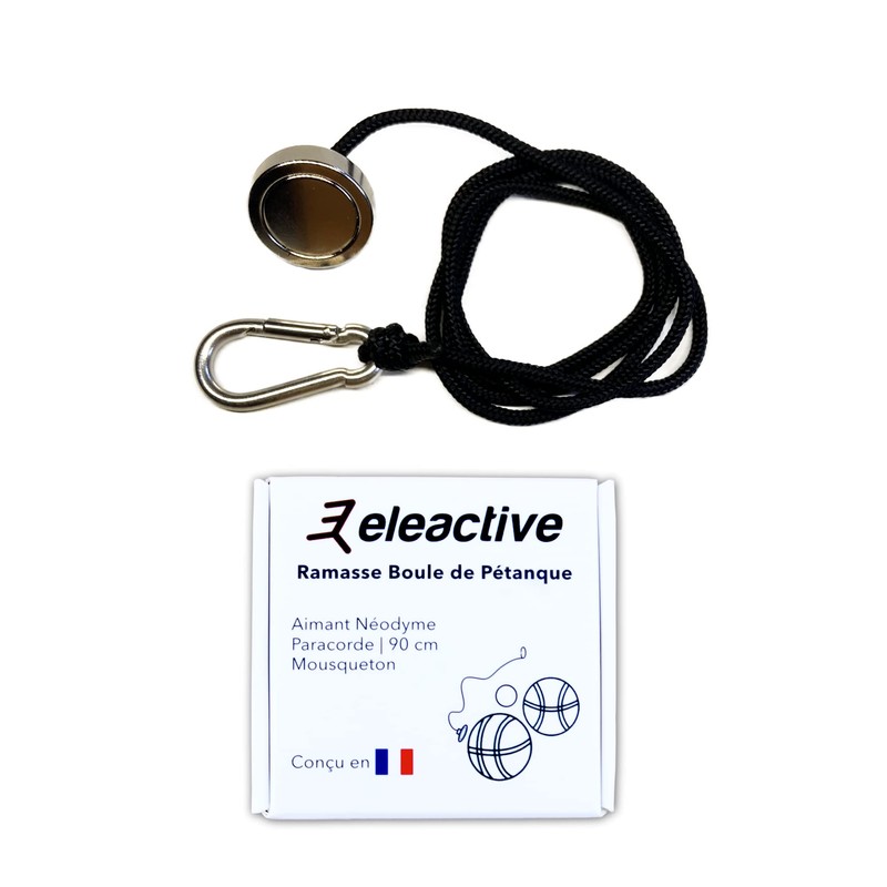 Eleactive Magnetic Pétanque Ball Pickup Accessory for Amateurs and Competitions